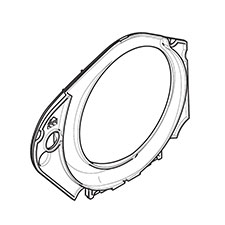 Makita 456137-5 Air Guide Plate, EA4300F