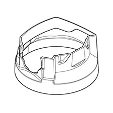 Makita 456806-8 Bumper, PO5000C