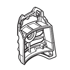 Makita 456891-1 Exhaust Cover R, AN635H