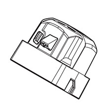 Makita 456910-3 Motor Housing, XSL05