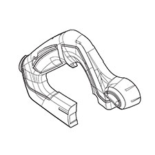 Makita 458032-5 Handle Cover, HS7610