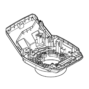Makita 4587995 Cowling Lower, XML03