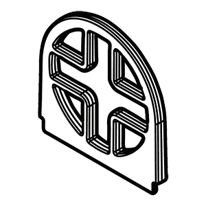 Makita 458973-5 Fan Cover Guard, XCV11