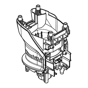 Makita 459158-6 Motor Housing, HR3011FC