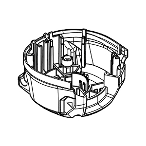Makita 459169-1 Rear Cover, HR3011FC