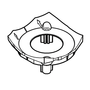 Makita 459172-2 Baffle Plate, HR3001C