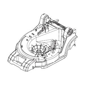Makita 459780-9 Deck, XML05