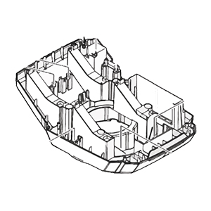 Makita 459848-1 Cowling Lower, XML07