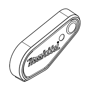 Makita 459893-6 Belt Cover, XPK02