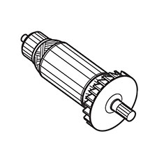 Makita 516876-0 Armature Ass