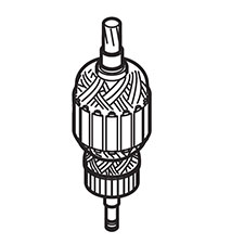 Makita 517766-0 Armature Ass