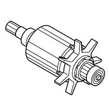 Makita 619316-8 Armature, BFL082F