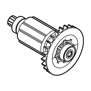 Makita 6195356 Rotor, XVR02