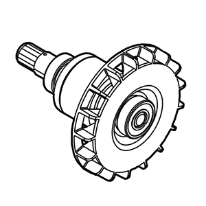 Makita 619605-1 Rotor, GDT01
