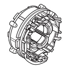 Makita 629137-0 Stator, XST01