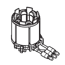 Makita 629283-9 Stator, XRH06