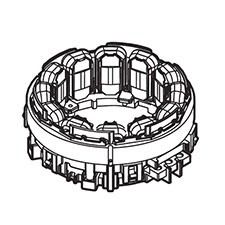 Makita 629335-6 Stator, XRH07