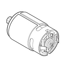 Makita 6294116 Dc Motor, RW01