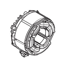 Makita 629418-2 Stator, DTDA100