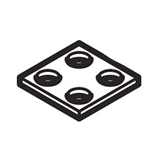 Makita 685756-2 Rubber Sheet, HM1812