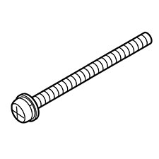 Makita 911293-3 P.h. Screw M5X70 (w/washer), M242