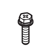 Makita 922344-7 H.s.h. Bolt M6X25 W/wg, LX0714