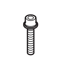 Makita 922359-4 H.s.h. Bolt M6X35 with Wg, HR5212C