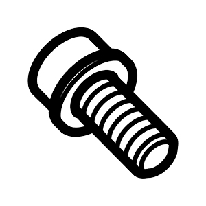 Makita 9224388 H.s.h. Bolt M8X22 with Wr, XML03