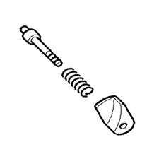 Makita 957-211-020 Bolt Cpl., DPC7300