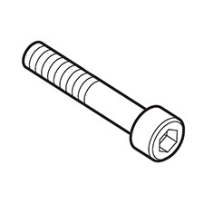 Makita BA00000289 Hex. Socket Head Bolt M6X38, AN902