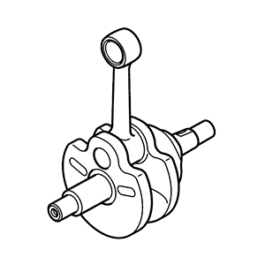 Makita DA00000386 Crnakshaft Cpl., MS-27C