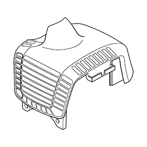 Makita DA00000434 Cylinder Cover, MS-27C