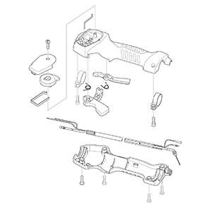 Makita DA00000439 Control Lever Ass