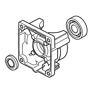 Makita DA00000449 Crankcase 2 Ass
