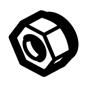 Makita DA00000549 Nylon Insert Hex.  Lock Nut M6, XML03