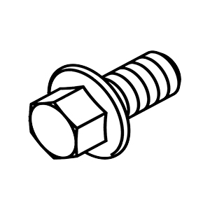 Makita DA00000562 Hex. Flange Bolt M8X16, XML03