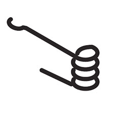 Makita DM46312612 Brush Spring, XCV04