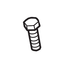 Makita HY00000158 Hex. Bolt M6X20, AN453