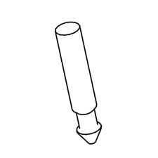 Makita HY00000166 Pin 4, AN453