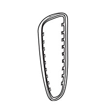 Makita HY00000429 Housing Bumper R, AT638A