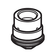 Makita HY00000597 Trigger Valve Case, AF353