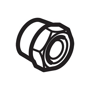 Makita HY00000858 Hex. Lock Nut M6, AN924