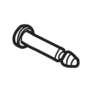 Makita HY00000915 Cover Plate Pin, AF506