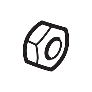 Makita HY00000924 Hex. Lock Nut M5, AF506