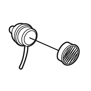 Makita HY00000970 Air Filter Element, MAC100Q