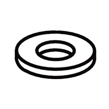 Makita JM23100154 Big Flat Washer 10, LS1018L