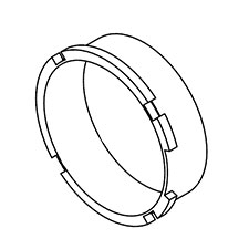 Makita JM23100168 Baffle Ring, LS1018L