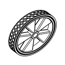 Makita JM23400059 Wheel, WST05