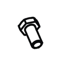 Makita JM23400084 Hex Bolt M8, WST05