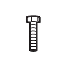 Makita JM23500051 Hex Bolt M6X25, LS0815F